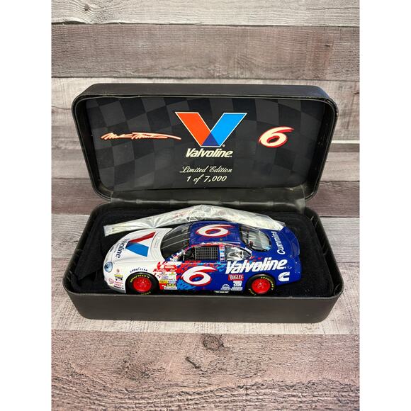 NASCAR Mark Martin #6 Valvoline 1:24 Die Cast Car 1 of 7000 Gift 1998 Vintage - Picture 2 of 12
